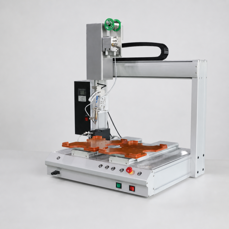 High-Power Fully Automatic Wire and Spot Soldering Machine