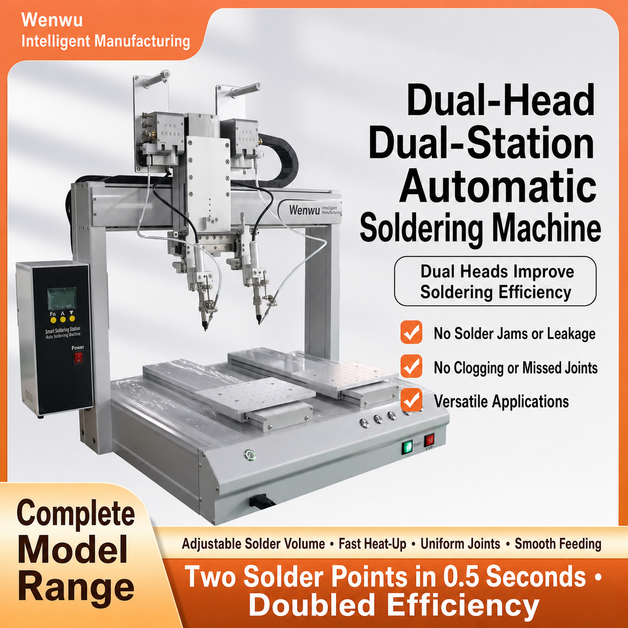 High-Power Fully Automatic Wire and Spot Soldering Machine - Image 2
